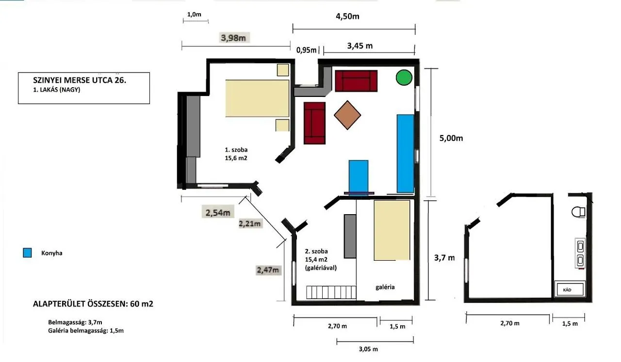 Carina Family Apartment Downtown Budapešť